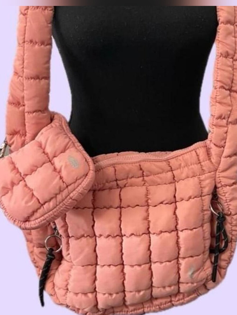 🍑Free People FP Movement Set of bag and mini clip pouch! Both NWT!🍑